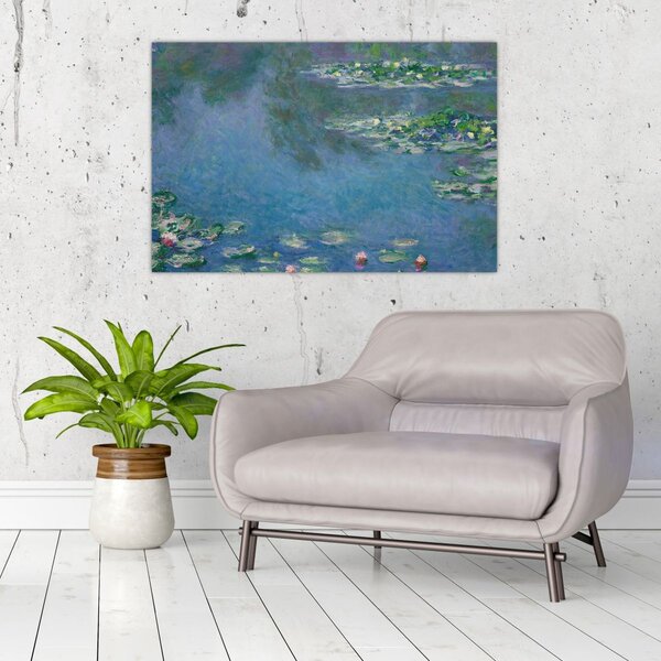 Kép - Claude Monet, Water Lilies, reprodukciók (90x60 cm)
