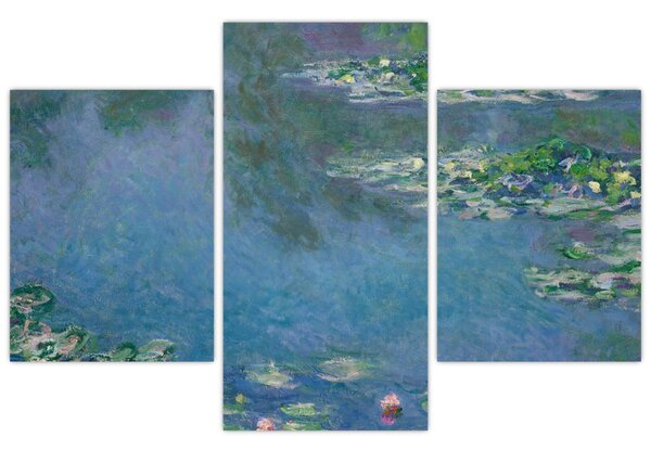Kép - Claude Monet, Water Lilies, reprodukciók (90x60 cm)