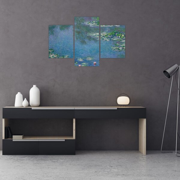 Kép - Claude Monet, Water Lilies, reprodukciók (90x60 cm)