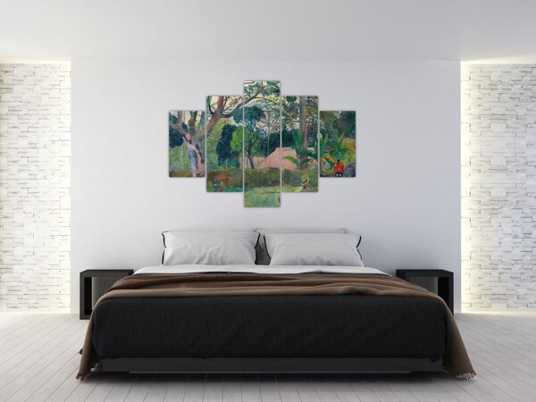 Kép - Paul Gauguin, Te raau rahi (The Big Tree), reprodukciók (150x105 cm)