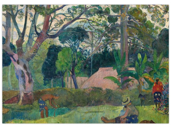 Kép - Paul Gauguin, Te raau rahi (The Big Tree), reprodukciók (70x50 cm)