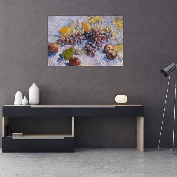 Kép - Vincent van Gogh, Grapes, Lemons, Pears, and Apples, reprodukciók (90x60 cm)