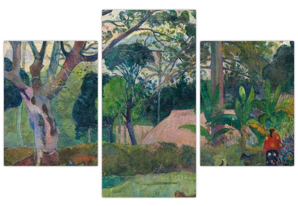Kép - Paul Gauguin, Te raau rahi (The Big Tree), reprodukciók (90x60 cm)