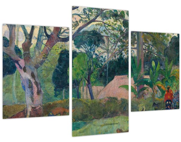 Kép - Paul Gauguin, Te raau rahi (The Big Tree), reprodukciók (90x60 cm)