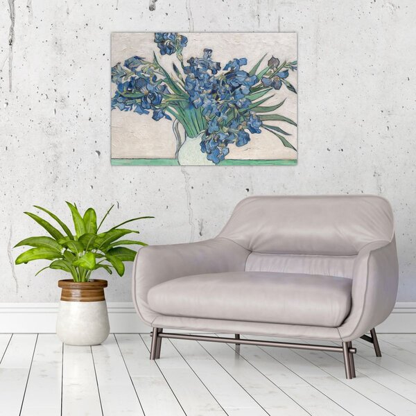 Kép - Vincent van Gogh, Irises, reprodukciók (70x50 cm)
