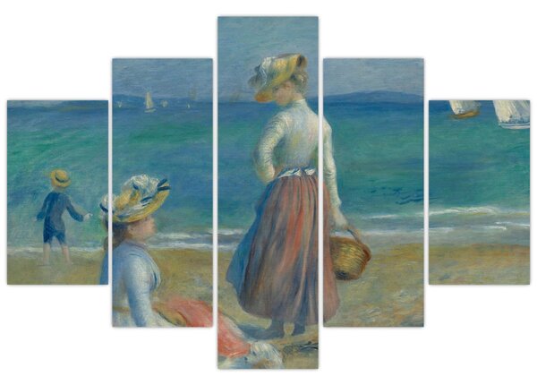 Kép - Auguste Renoir, Figures on the Beach, reprodukciók (150x105 cm)
