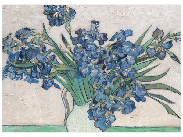 Kép - Vincent van Gogh, Irises, reprodukciók (70x50 cm)