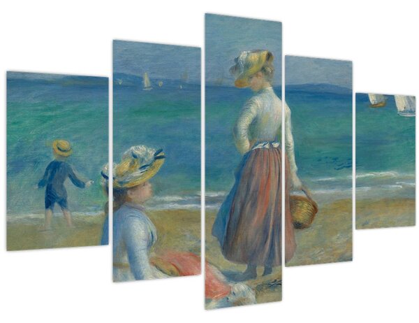 Kép - Auguste Renoir, Figures on the Beach, reprodukciók (150x105 cm)