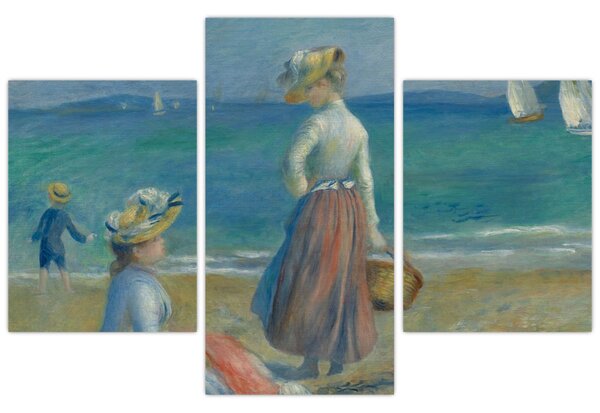 Kép - Auguste Renoir, Figures on the Beach, reprodukciók (90x60 cm)