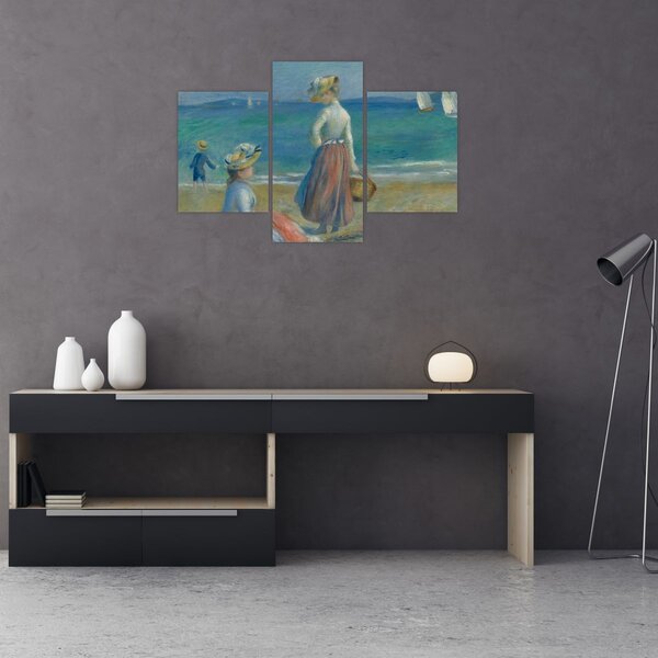 Kép - Auguste Renoir, Figures on the Beach, reprodukciók (90x60 cm)