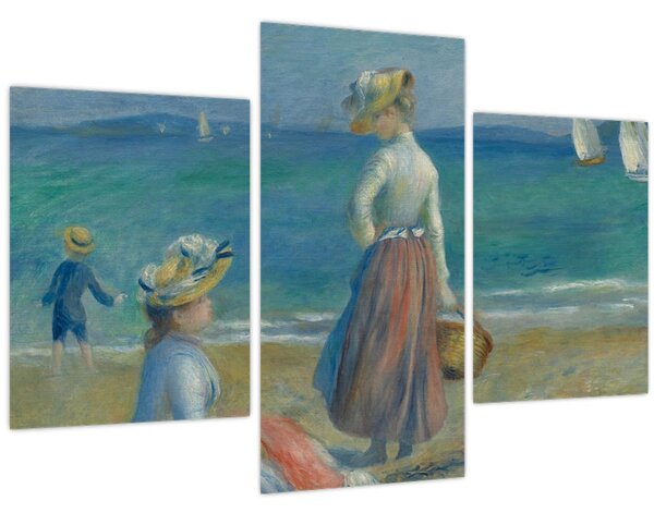 Kép - Auguste Renoir, Figures on the Beach, reprodukciók (90x60 cm)