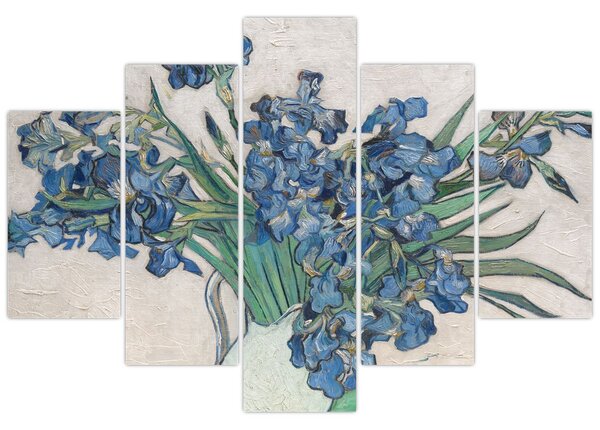 Kép - Vincent van Gogh, Irises, reprodukciók (150x105 cm)