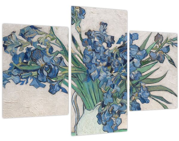 Kép - Vincent van Gogh, Irises, reprodukciók (90x60 cm)