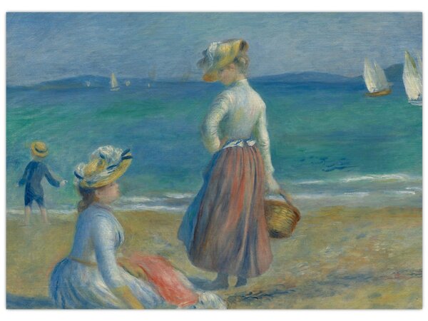 Kép - Auguste Renoir, Figures on the Beach, reprodukciók (70x50 cm)