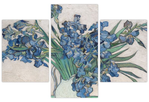 Kép - Vincent van Gogh, Irises, reprodukciók (90x60 cm)