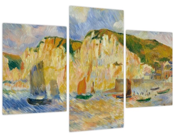 Kép - Auguste Renoir, Sea and Cliffs, reprodukciók (90x60 cm)