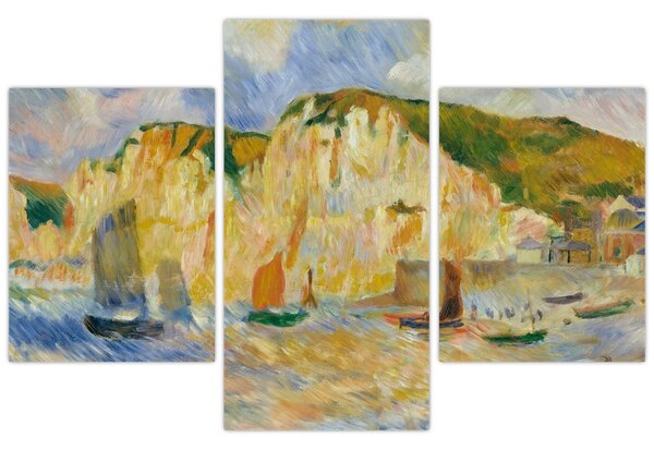 Kép - Auguste Renoir, Sea and Cliffs, reprodukciók (90x60 cm)