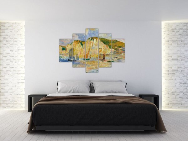 Kép - Auguste Renoir, Sea and Cliffs, reprodukciók (150x105 cm)