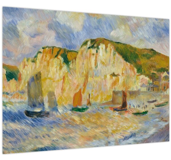 Kép - Auguste Renoir, Sea and Cliffs, reprodukciók (70x50 cm)