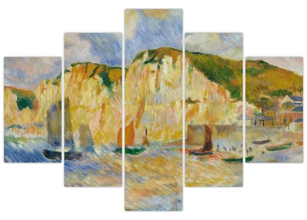 Kép - Auguste Renoir, Sea and Cliffs, reprodukciók (150x105 cm)