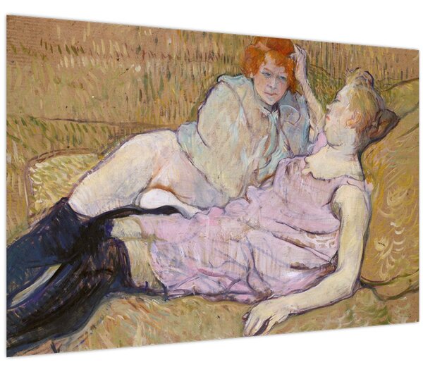 Kép - Henri de Toulouse-Lautrec, The Sofa, reprodukciók (90x60 cm)