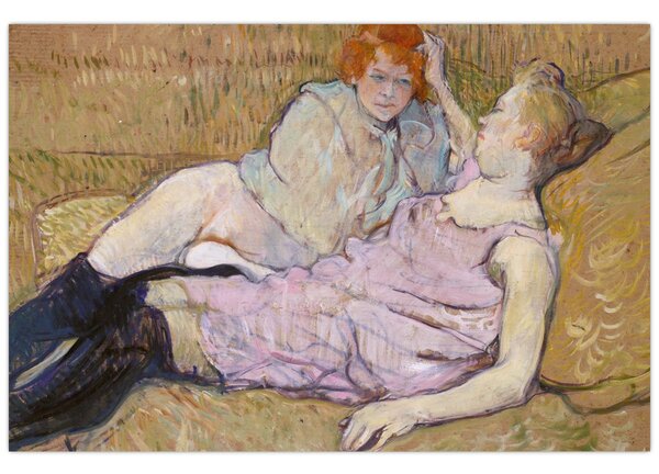 Kép - Henri de Toulouse-Lautrec, The Sofa, reprodukciók (90x60 cm)