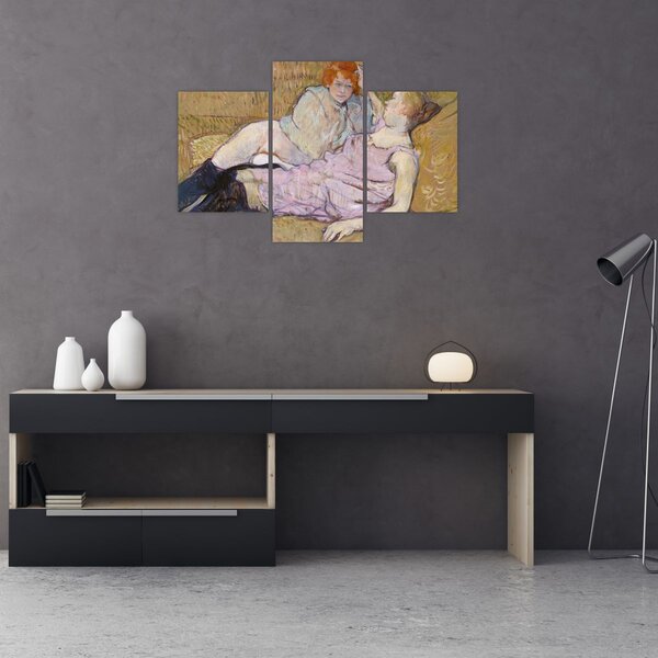 Kép - Henri de Toulouse-Lautrec, The Sofa, reprodukciók (90x60 cm)
