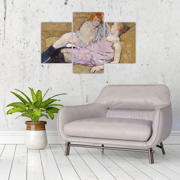 Kép - Henri de Toulouse-Lautrec, The Sofa, reprodukciók (90x60 cm)