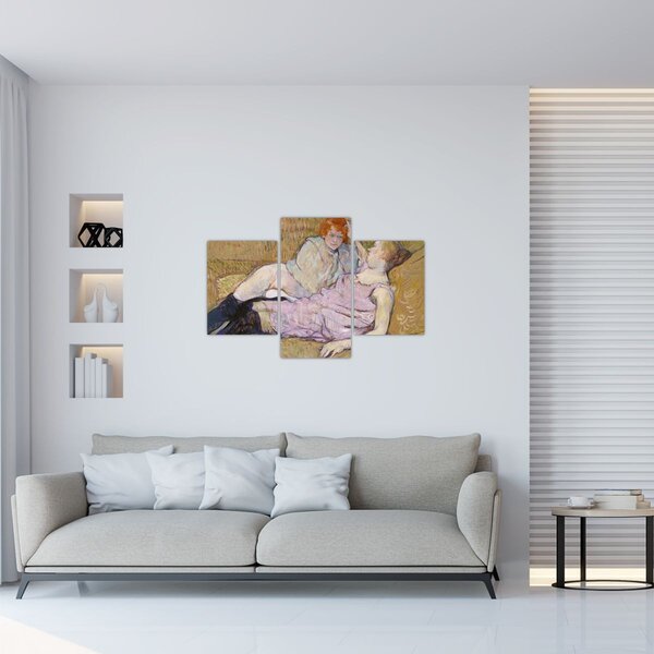 Kép - Henri de Toulouse-Lautrec, The Sofa, reprodukciók (90x60 cm)