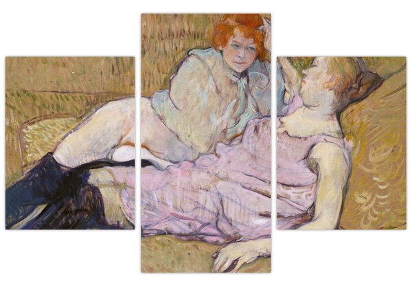 Kép - Henri de Toulouse-Lautrec, The Sofa, reprodukciók (90x60 cm)