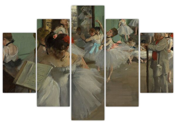 Kép - Edgar Degas, The Dance Class, reprodukciók (150x105 cm)