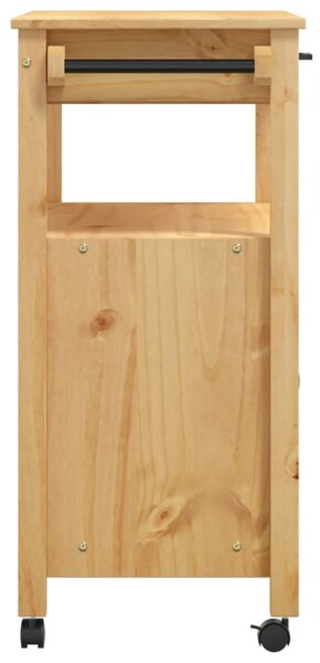 MONZA tömör fenyőfa konyhai kocsi 84 x 40 x 88,5 cm