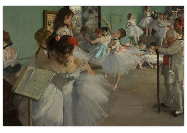 Kép - Edgar Degas, The Dance Class, reprodukciók (90x60 cm)