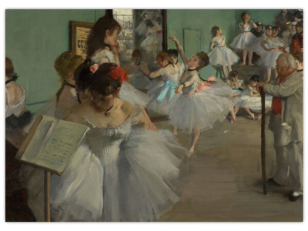 Kép - Edgar Degas, The Dance Class, reprodukciók (70x50 cm)