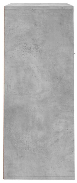 VidaXL Cipősszekrény - Beton Szürke - 60x35x84 cm