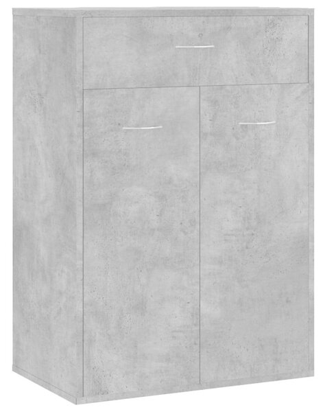 VidaXL Cipősszekrény - Beton Szürke - 60x35x84 cm