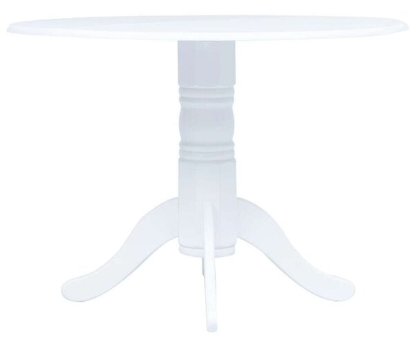 VidaXL Kerek Étkezőasztal - Fehér - 106cm