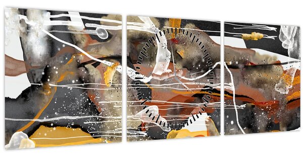 Kép - Absztrakció (órával) (90x30 cm)