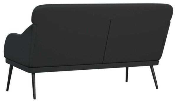 VidaXL fekete műbőr pad 110 x 76 x 80 cm