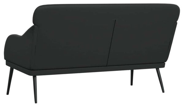 VidaXL fekete műbőr pad 110 x 76 x 80 cm