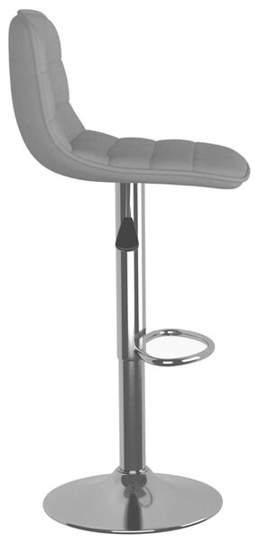 VidaXL Bárszék - 2 db - Szövet - Világosszürke
