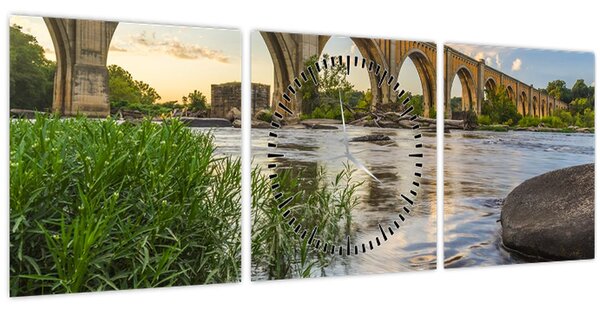 Kép - Richmond vasúti híd (órával) (90x30 cm)