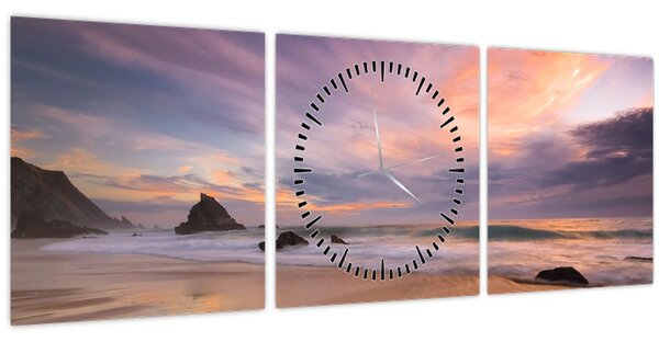 Kép - Praia da Adraga (órával) (90x30 cm)