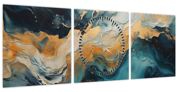 Kép - Absztrakció (órával) (90x30 cm)