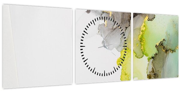 Kép - Absztrakt művészet tintával (órával) (90x30 cm)