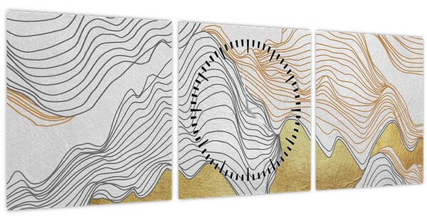 Kép - Díszítés III. (órával) (90x30 cm)