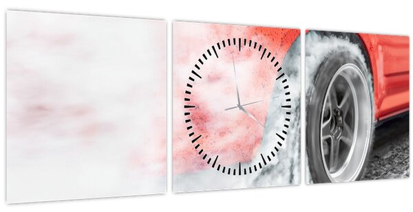 Kép - Versenyautó (órával) (90x30 cm)