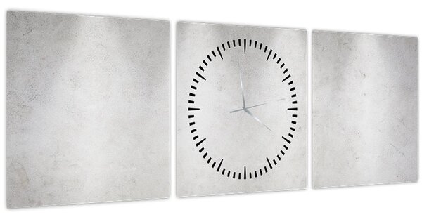 Kép - Betonfal fényekkel (órával) (90x30 cm)