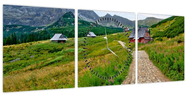 Kép - Egy leopárd portréja (órával) (90x30 cm)