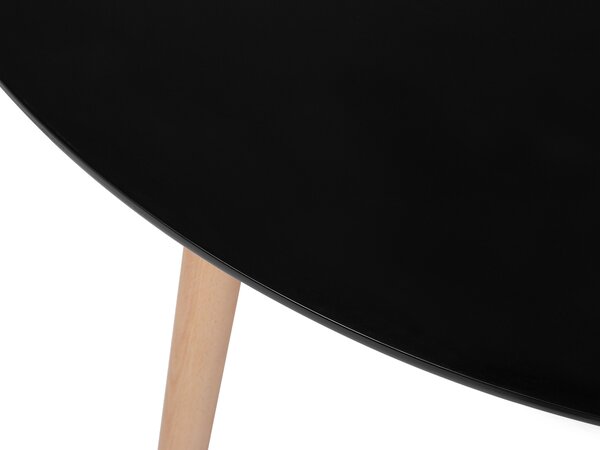 Étkezőasztal BOVIO Fekete 120 cm 120 cm